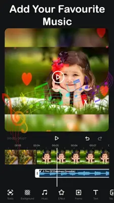 Photo Video Maker with Music android App screenshot 1